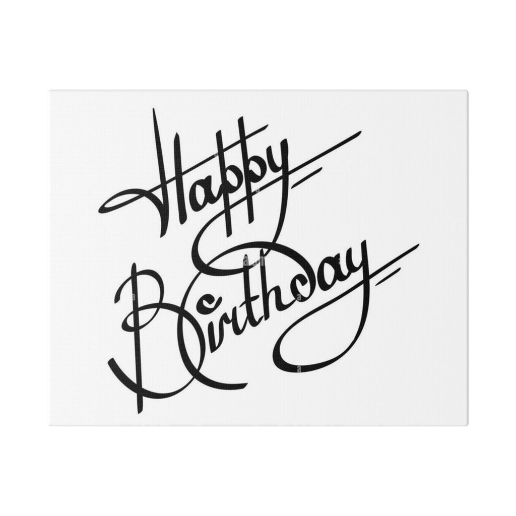 Happy Birthday Calligraphy Frame