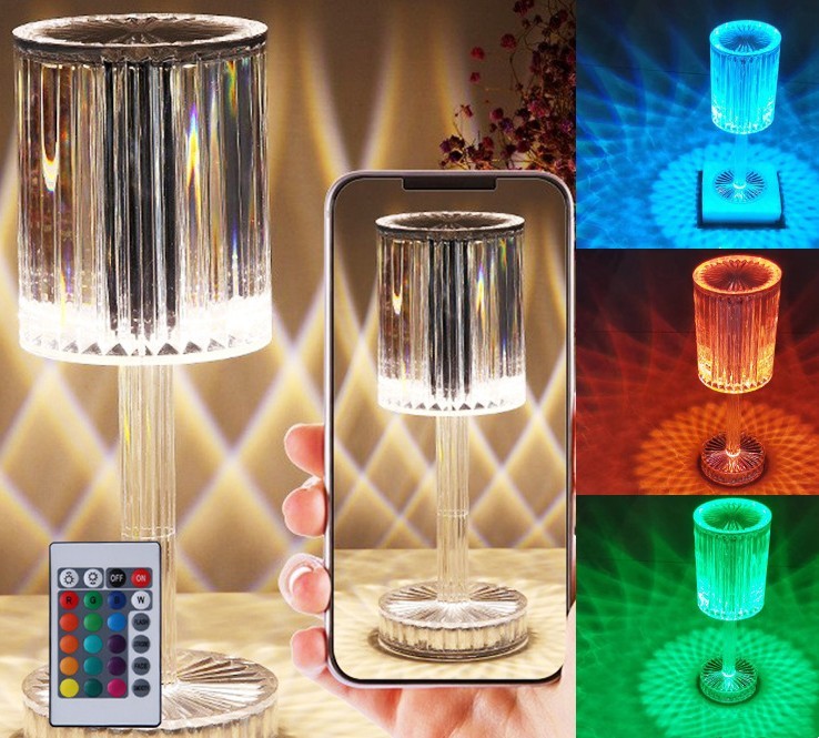 Crystal Diamond LED Romantic Lamp