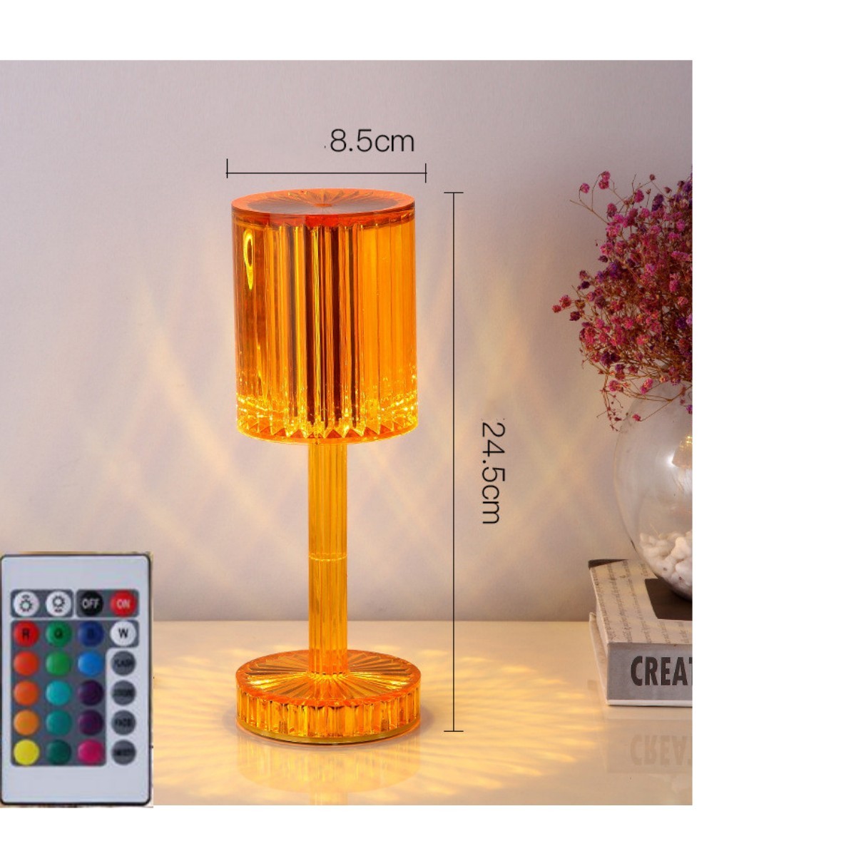 Crystal Diamond LED Romantic Lamp