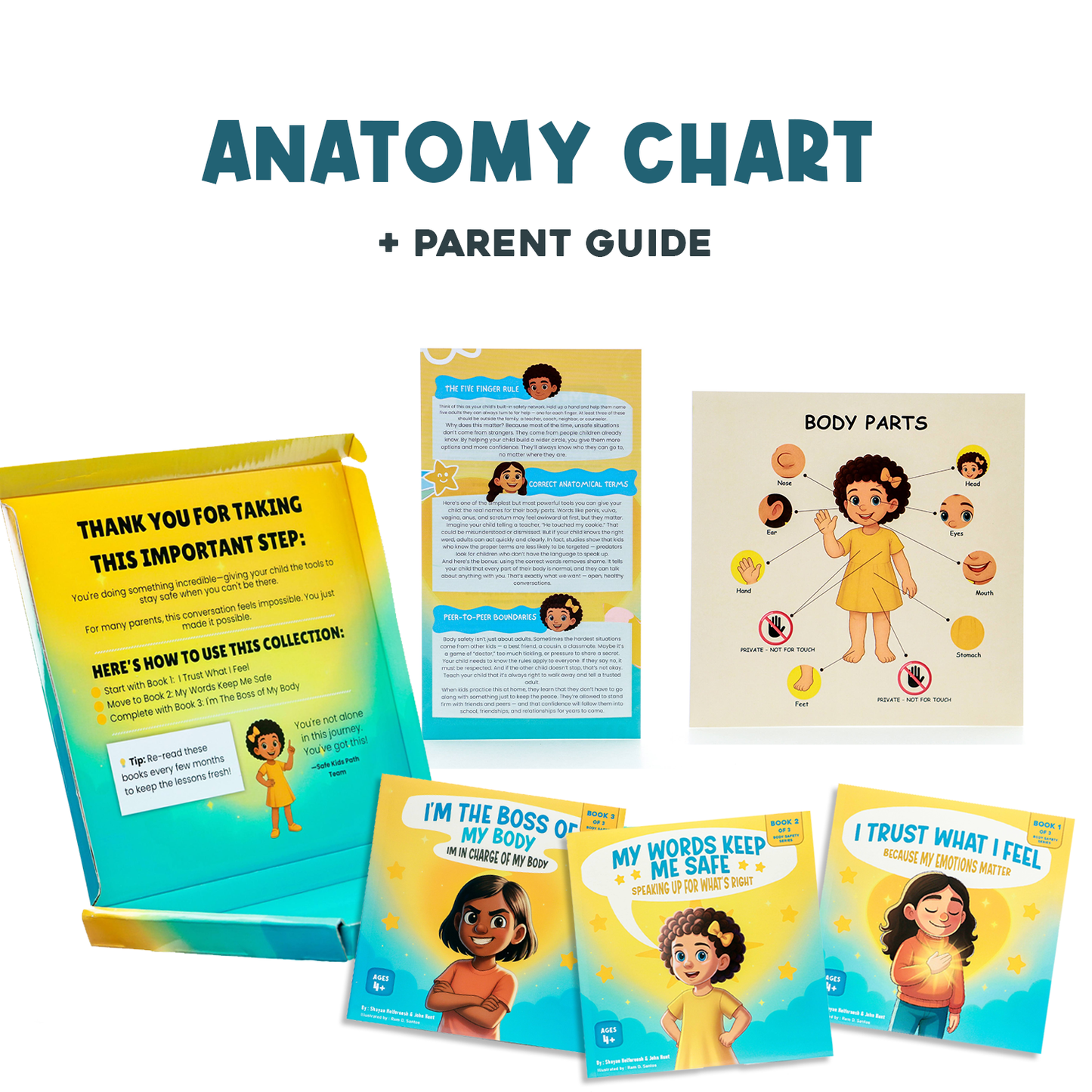 Children's Body Safety & Protection Book Set