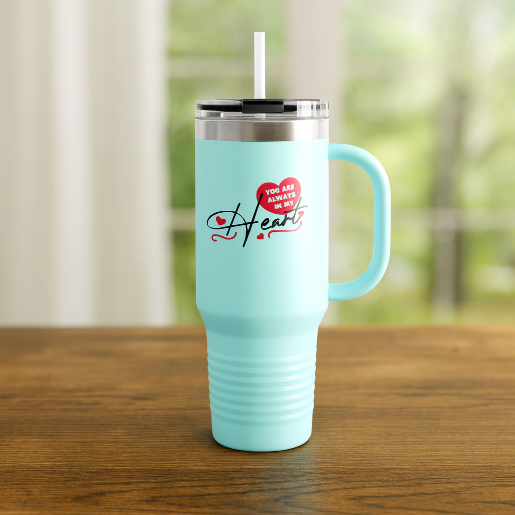 'You Are Always in My Heart' Valentine Thermal Tumbler